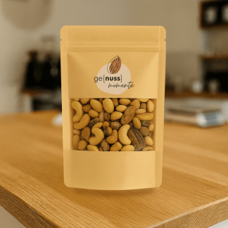 Abbildung der Nussmischung in der Verpackung.